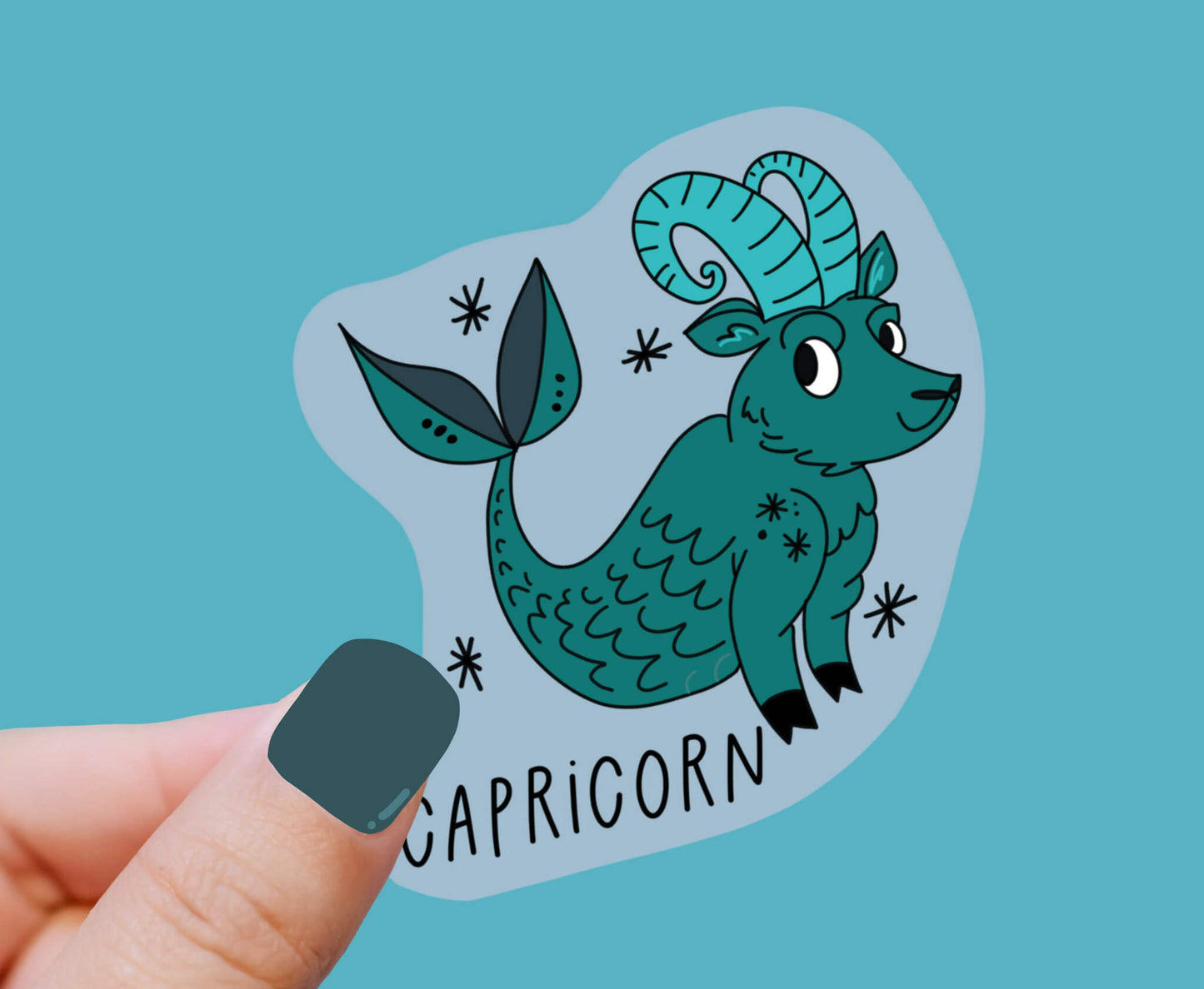 Capricorn Zodiac Astrology Sign Vinyl Sticker