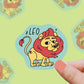 Leo Zodiac Astrology Sign Vinyl Sticker