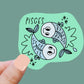 Pisces Zodiac Astrology Sign Vinyl Sticker