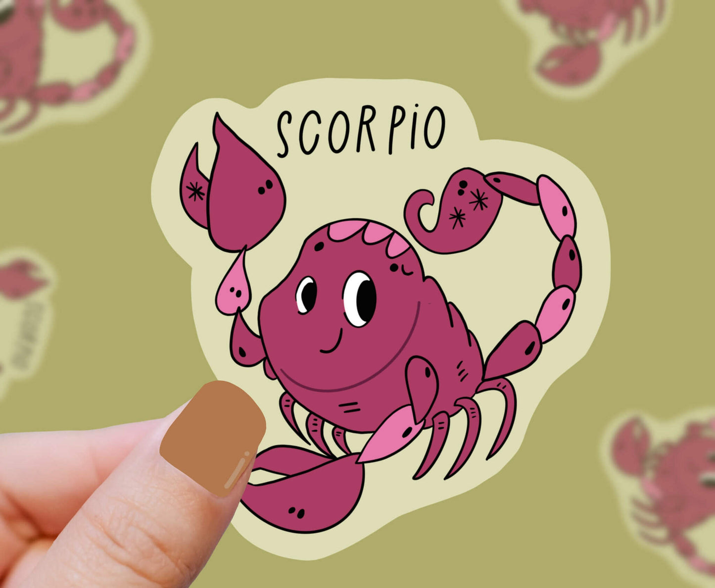 Scorpio Zodiac Astrology Sign Vinyl Sticker