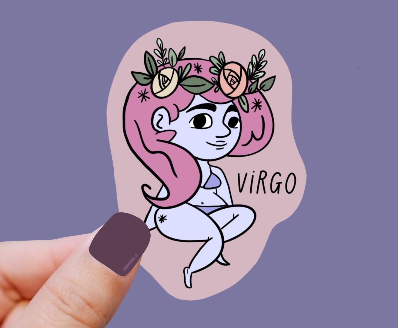 Virgo Zodiac Astrology Sign Vinyl Sticker